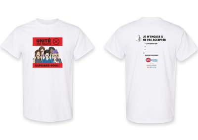 T-shirt avec logo entreprise
